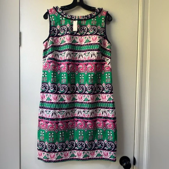 Talbots Fringed Sheath Dress - Picture 4 of 14